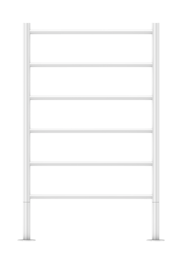 Buy white Jeeves Heated Towel Rail Tangent x 620 Straight Dual 1000 x 620 x 80