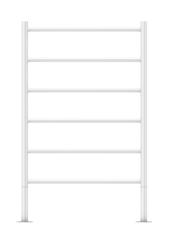 Jeeves Heated Towel Rail Tangent x 620 Straight Dual 1000 x 620 x 80