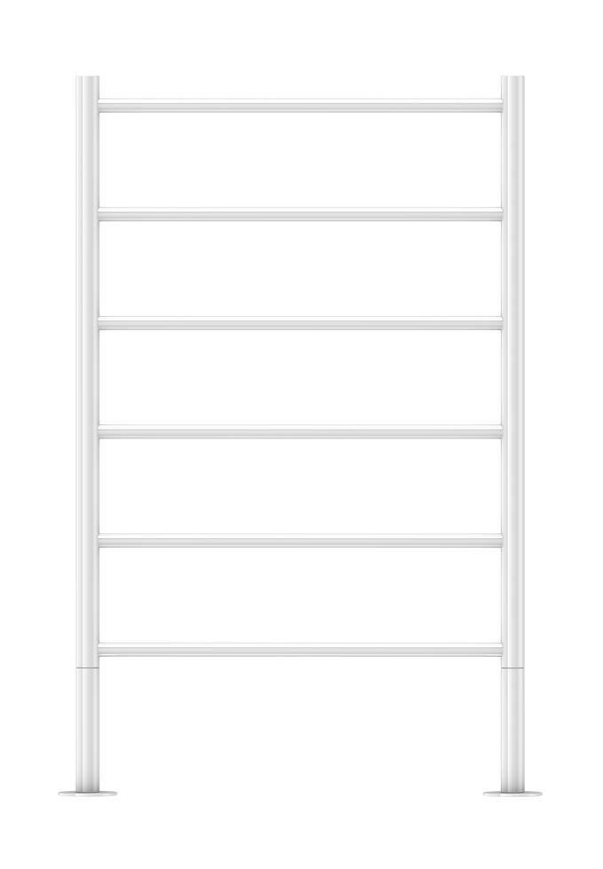 Jeeves Heated Towel Rail Tangent x 620 Straight Dual 1000 x 620 x 80