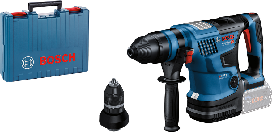 Bosch Cordless Rotary Hammers 4KG GBH 18V-34 CF Solo excl Battery & Charger - 0