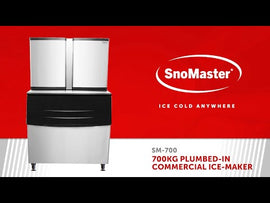 SnoMaster Ice-Maker 700Kg-24Hr Commercial Square Block Type SM-700 - 0