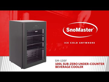 SnoMaster Beverage Cooler 100L Sub-Zero Under-Counter SM-130F - 0