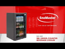 SnoMaster Beverage Cooler 98L Under-Counter SM-100-2