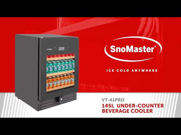 SnoMaster Beverage Cooler 145L Pro Series Under-Counter VT-41PRO - 0
