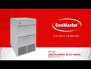 SnoMaster Ice-Maker 50Kg-24Hr Plumbed-In Bullet Type SM-50-2
