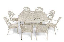 Anray 8 Seater Protea with 164cm x 164cm Patio Table Set SQUARE - Sand