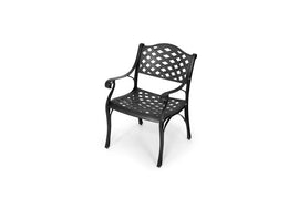 Anray Lattice Aluminium Chair - Black