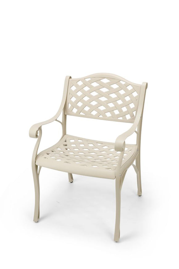 Anray Lattice Aluminium Chair - Sand Beige